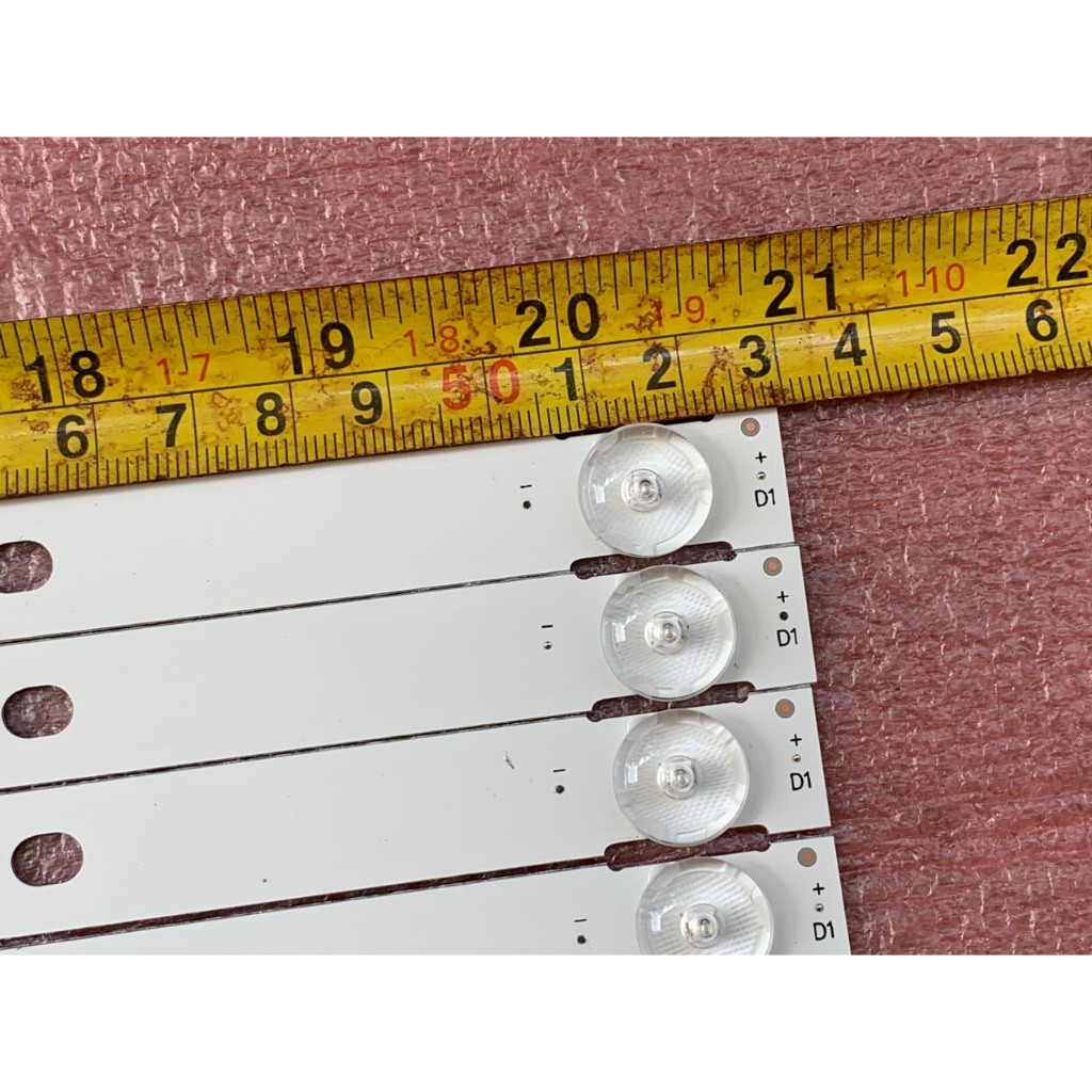 THANH LED TIVI SONY 55X8000G 55X7000G 55X7000F 55X7500F MỚI 100% BỘ 10 THANH MỖI THANH 6 BÓNG 3V DÀI 53cm