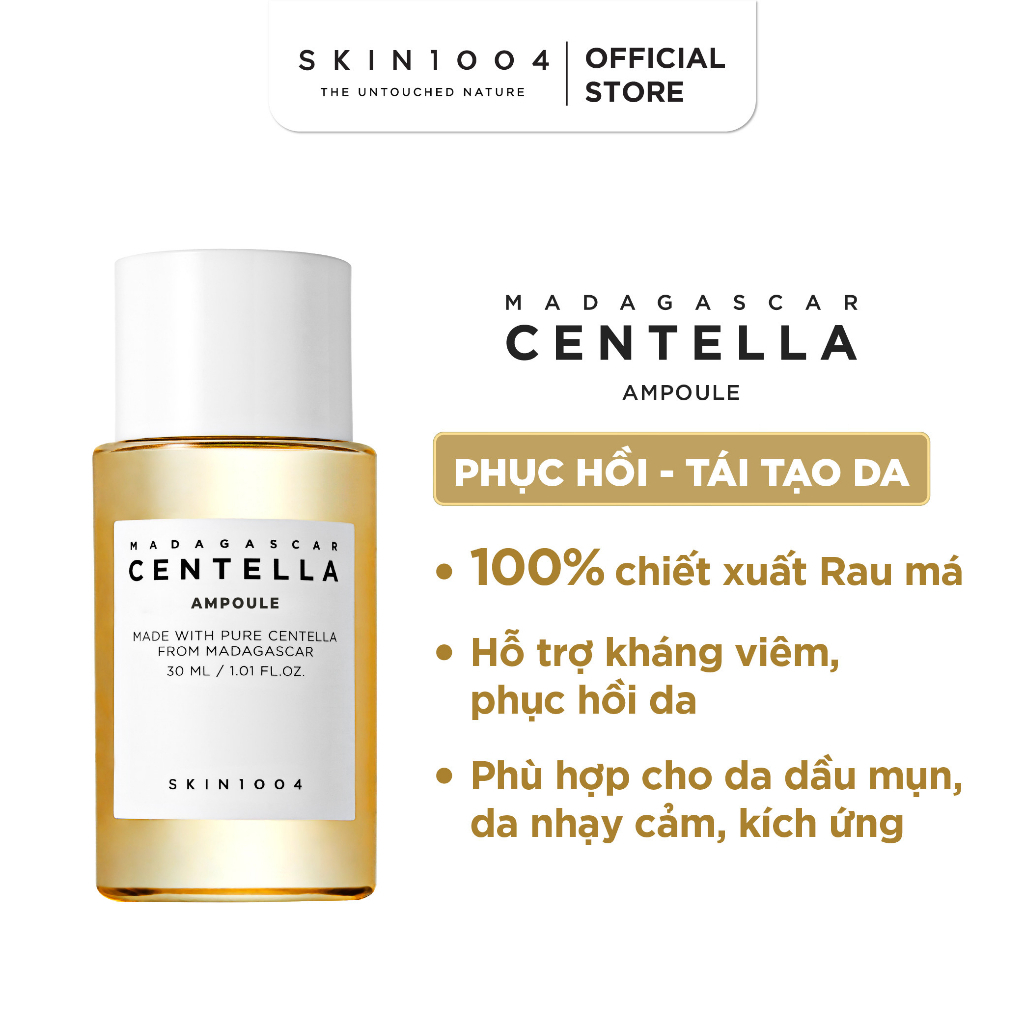 [HÀNG TẶNG KHÔNG BÁN] Kem chống nắng Skin1004 20ml + Tinh chất Skin1004 Madagascar Centella Ampoule 30ml (không ống hút)