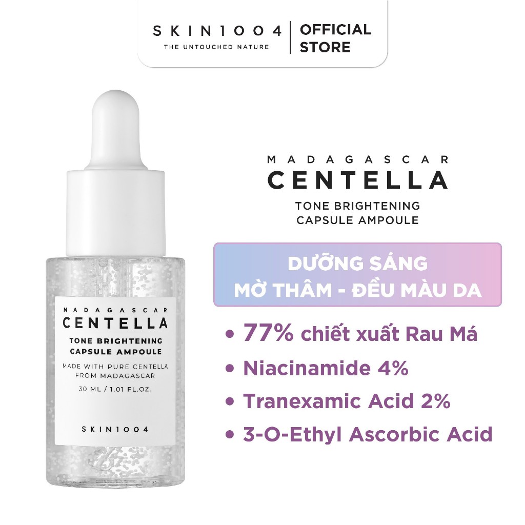 [HÀNG TẶNG KHÔNG BÁN] Combo Skin1004 Tinh chất Tone Brightening 30ml + Skin1004 Kem chống nắng Air-Fit 20ml