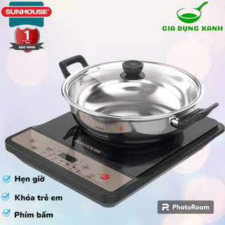 Bếp điện từ SUNHOUSE SHD6160 tặng kèm nổi lẩu