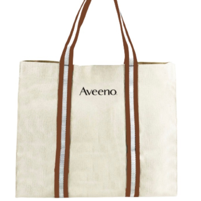 [HB GIFT_hàng tặng không bán] Túi Canvas Aveeno Size Lớn