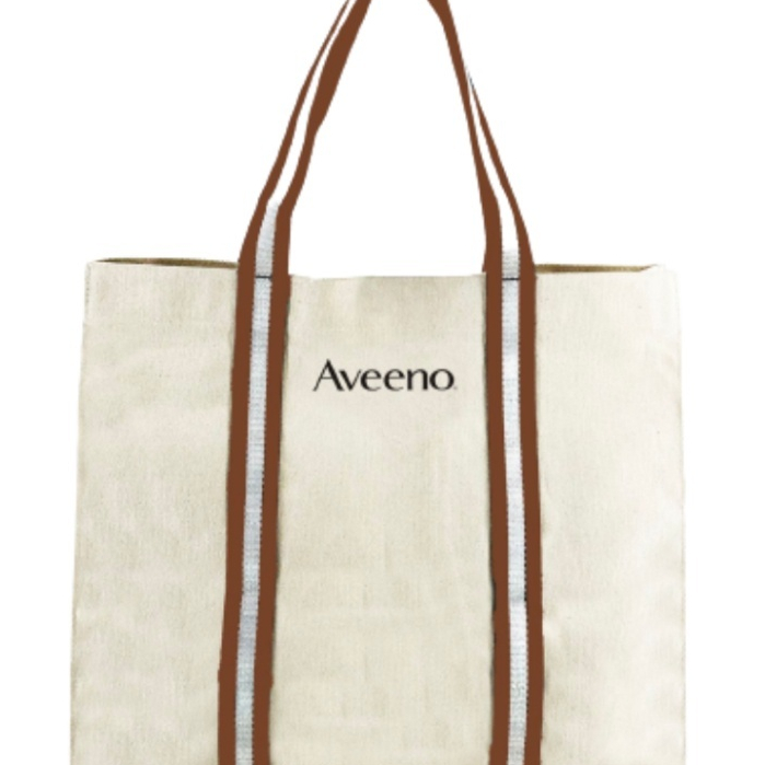 [HB GIFT_hàng tặng không bán] Túi Canvas Aveeno Size Lớn