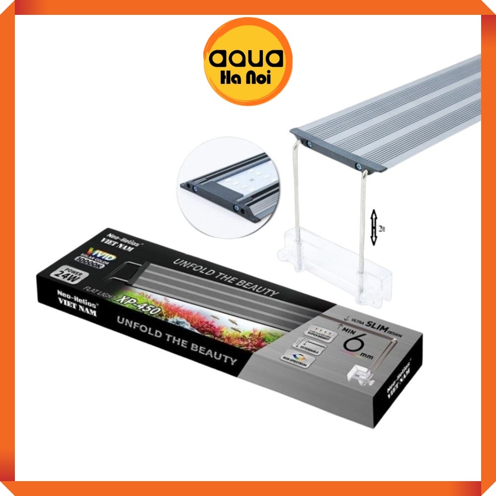 Đèn thủy sinh Neo Helios Flat XP Series 80/90/120cm - RGB 3 in 1 đỏ cá không đỏ nước