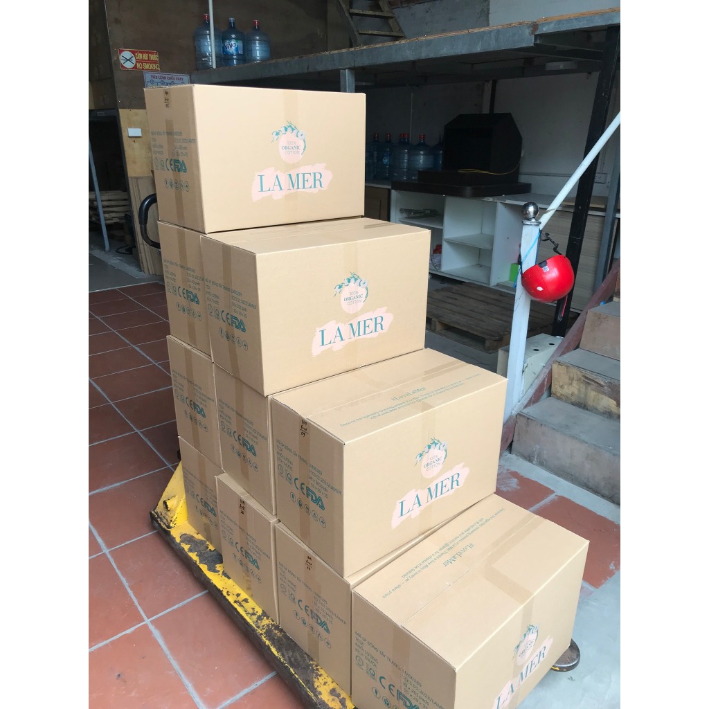 Bông tẩy trang Lamer 100% cotton loại 60 miếng , 120 miếng và 201 miếng