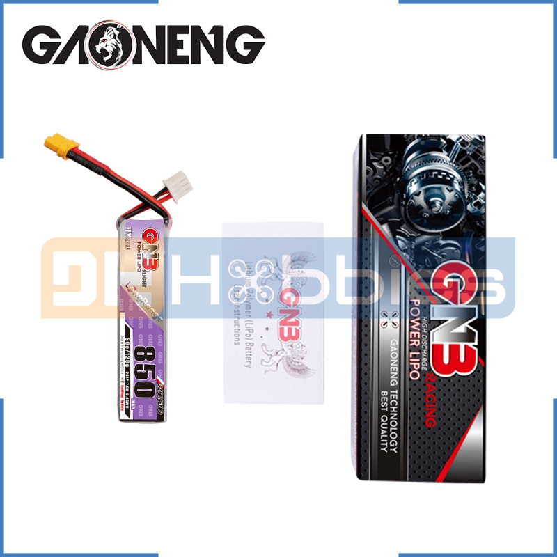 PIN GNB 2S 850mAh HV - Chân XT30 - Dành cho máy bay điều khiển từ xa