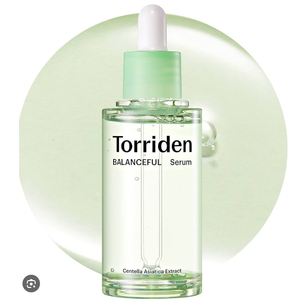 Tinh chất / kem dưỡng cấp ẩm dịu da mụn Torriden Balanceful Centella Asiatica Extract Serum 50ml /  Cream 80ml