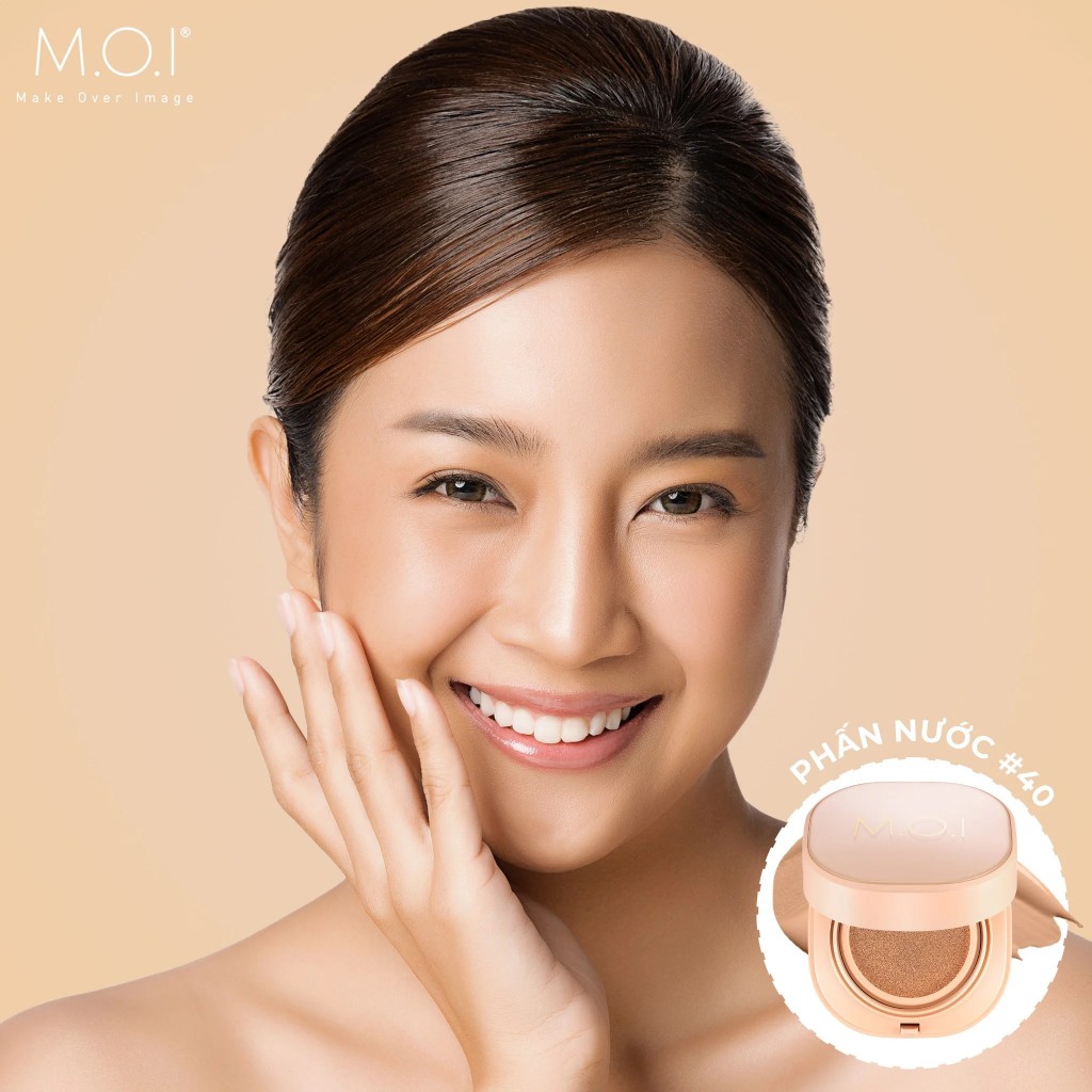 Phấn nước M.O.I Baby Skin Cushion SPF 50+ PA+++ 12g - Màu 40 và Màu 50