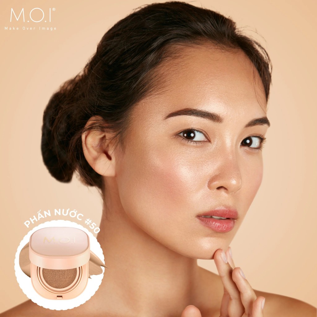Phấn nước M.O.I Baby Skin Cushion SPF 50+ PA+++ 12g - Màu 40 và Màu 50