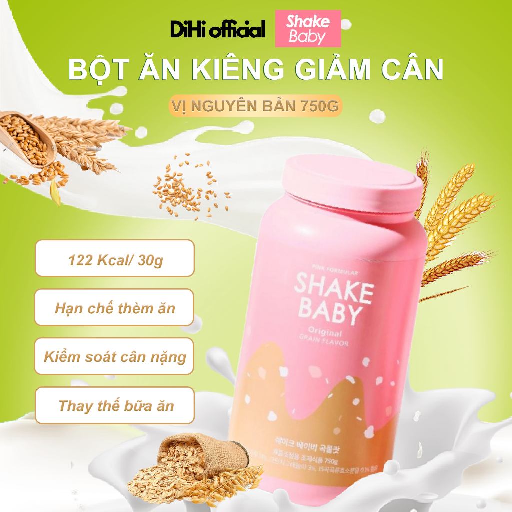 CHÍNH HÃNG Bột Ngũ Cốc Ăn Kiêng Thay Thế Bữa Ăn SHAKE BABY Diet Formular