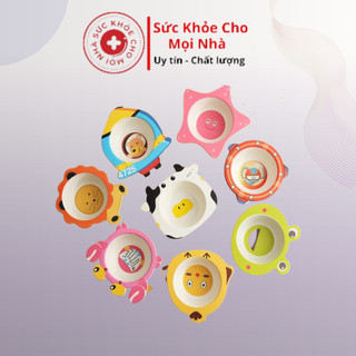 Bát ăn dặm nhựa hình thú siêu đáng yêu dành cho bé