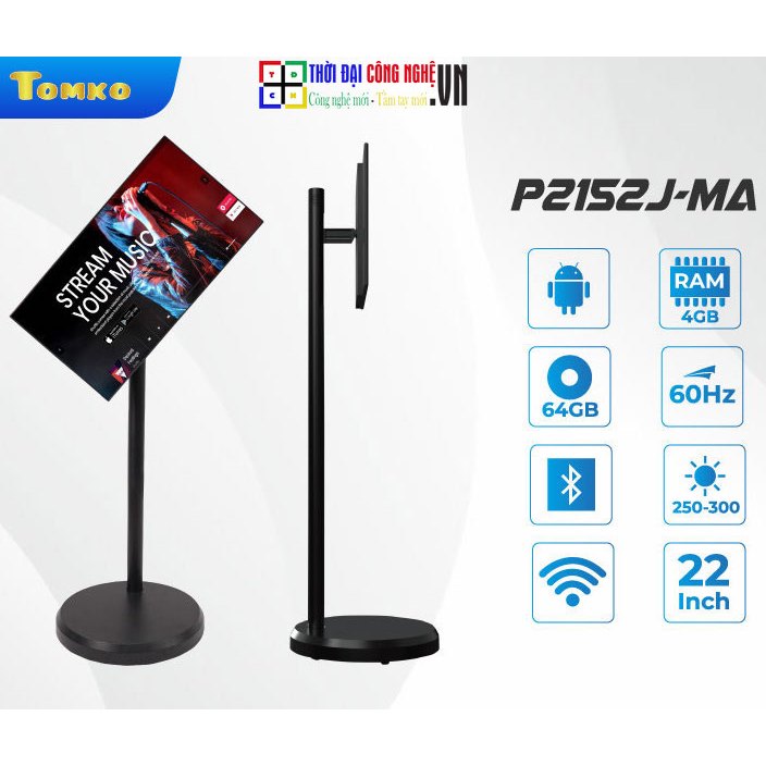Màn hình cảm ứng di động thông minh 22 inch Tomko Go With Me P2152J-MA
