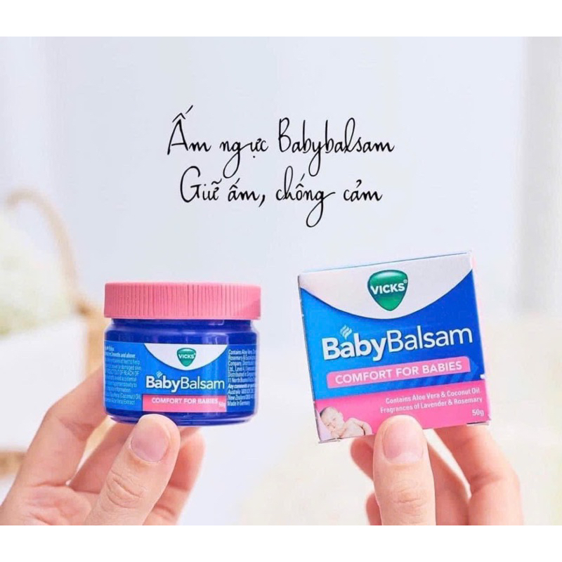 Dầu ấm ngực VICK BABY BALSAM 50g ÚC