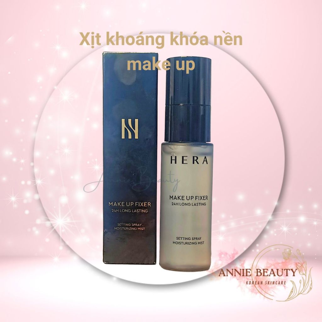 Xịt khoá nền makeup Hera cố định lớp trang điểm một cách chắc chắn và mang lại làn da sáng khỏe cùng dưỡng chất