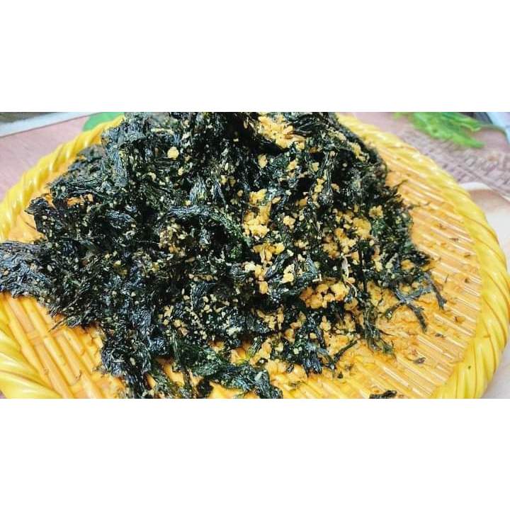 Rong biển cháy tỏi , Rong biển sấy ăn liền thơm ngon gói 35gr