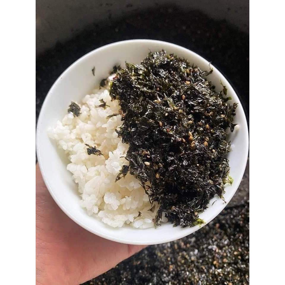 Rong biển cháy tỏi , Rong biển sấy ăn liền thơm ngon gói 35gr