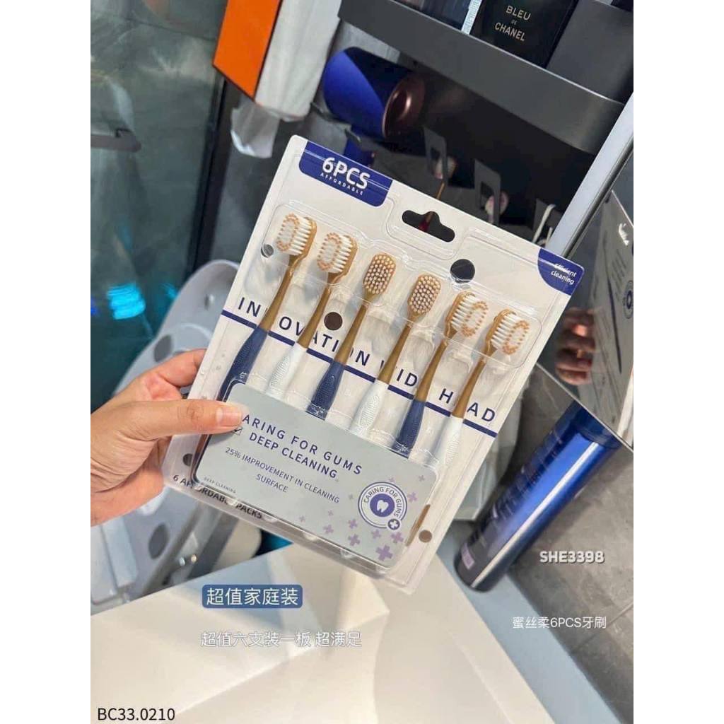 Set 6 bàn chải đánh răng