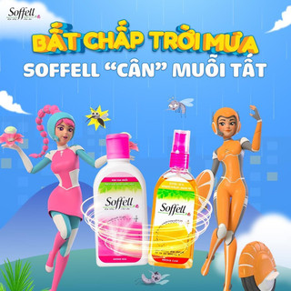 Soffell (kem bôi - xịt) giúp chống muỗi cho bé
