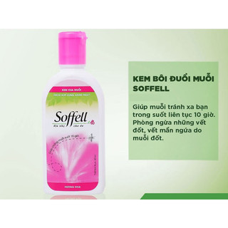 Soffell (kem bôi - xịt) giúp chống muỗi cho bé