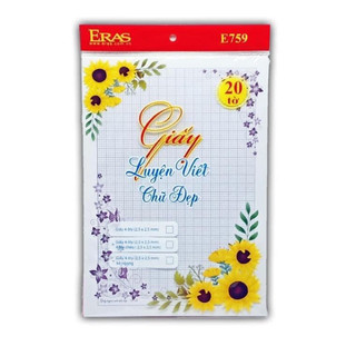 Combo giấy bút vở rèn chữ đẹp