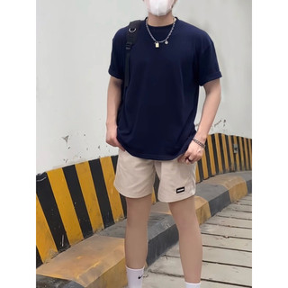 PASS NEW - Áo thun trơn localbrand cotton xanh navy vải đẹp