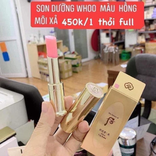 SON DƯỠNG WHOO ĐÔNG Y MÀU Hồng môi