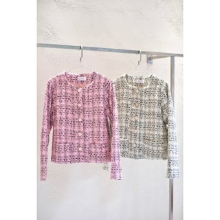 Là you | áo dạ tweed 2 túi korean