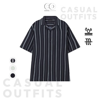  Áo sơ mi tay ngắn SPAO cuban shirt form relax - 3 Màu
