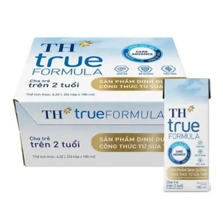 Thùng 24 hộp sản phẩm dinh dưỡng công thức 180ml sữa tươi th true formula.