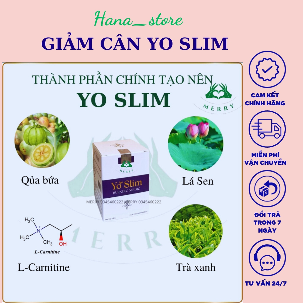 Giảm cân YO SLIM,YO DETOX -Chính hãng giúp giảm cân an toàn 2-3 kg sau 15 ngày sử dụng