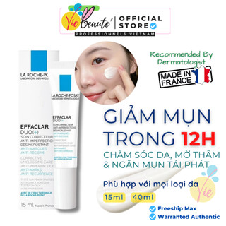 La roche posay duo+ - kem giảm mụn la roche posay effaclar duo+ giảm mụn, mờ thâm