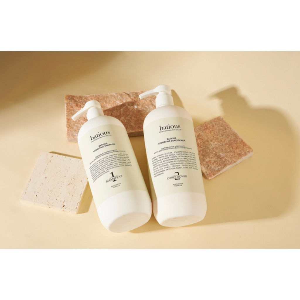 Dầu gội xả phục hồi, dưỡng ẩm, tăng phồng Batious 500ML - 960ML