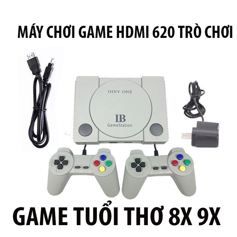 Máy Chơi Game playstation 4 Nút Cổng HDMI 620 trò tay 2 cầm game 3D đặc sắc Hình Ảnh HD Chơi Game Nét, FULL HD