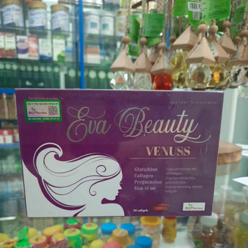 Eva Beauty Venus viên uống nội tiết tố nữ tăng cường sinh lý nữ+ làm đẹp da+ giảm nám sạm. Mua 3h tặng 1h vitamin E