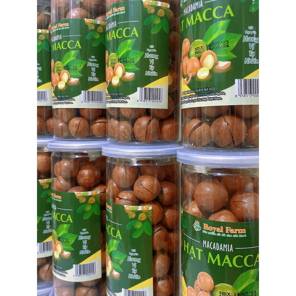 Hạt Macca cao cấp nứt vỏ Royal Farm 450gr