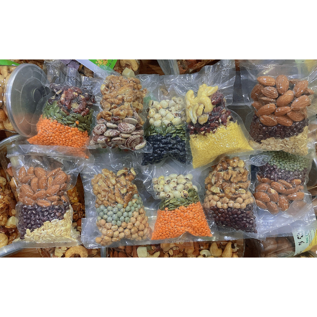 Set sữa hạt Organic mini mix sẵn 10 ngày