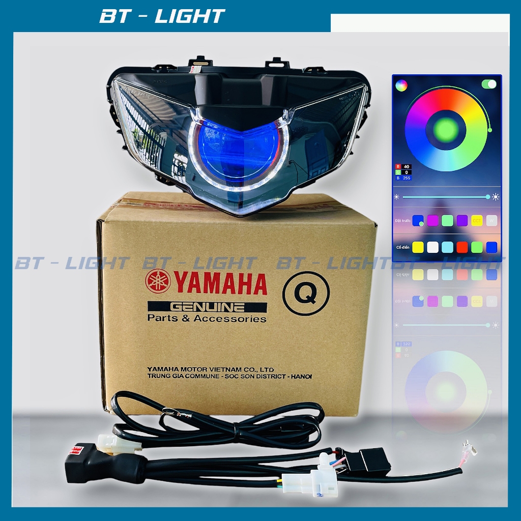 Bi cầu Led M10 Light lên sẵn cho Exciter 2019