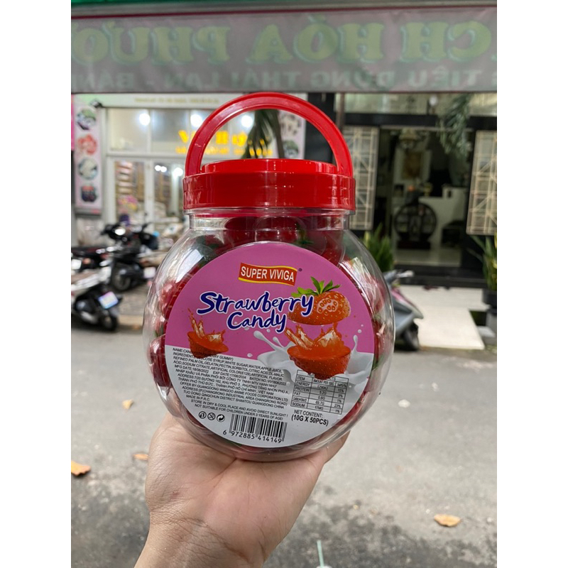GÓI 600gr KẸO DẺO NHÂN MỨT HỖN HỢP HÌNH CON MẮT