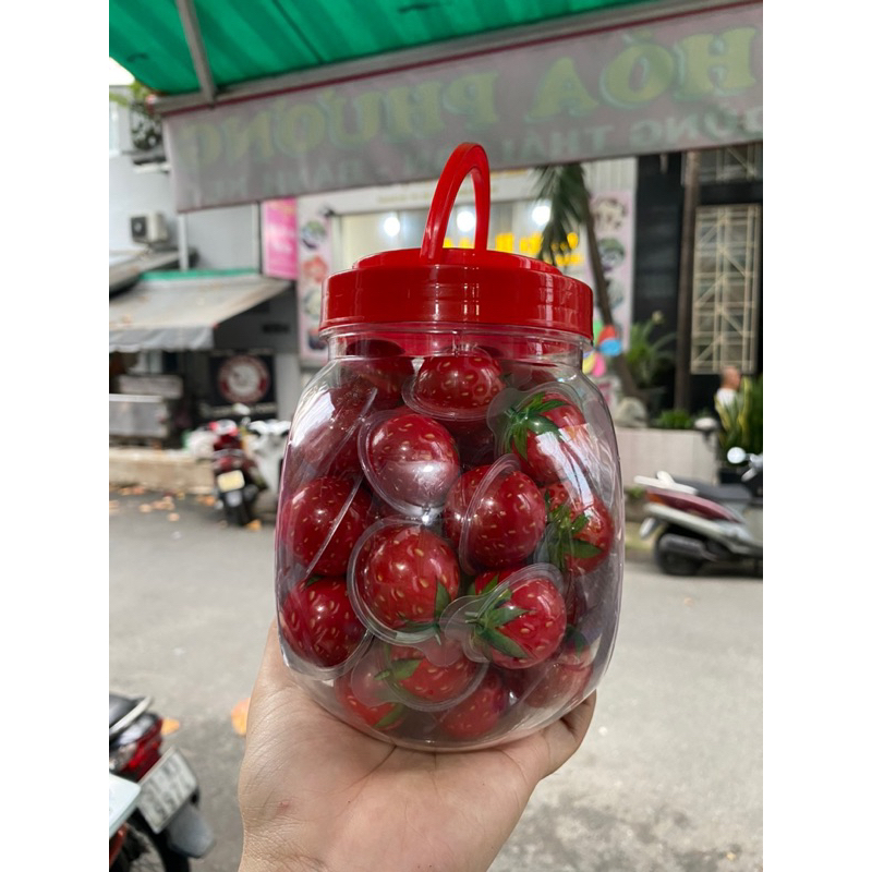 GÓI 600gr KẸO DẺO NHÂN MỨT HỖN HỢP HÌNH CON MẮT