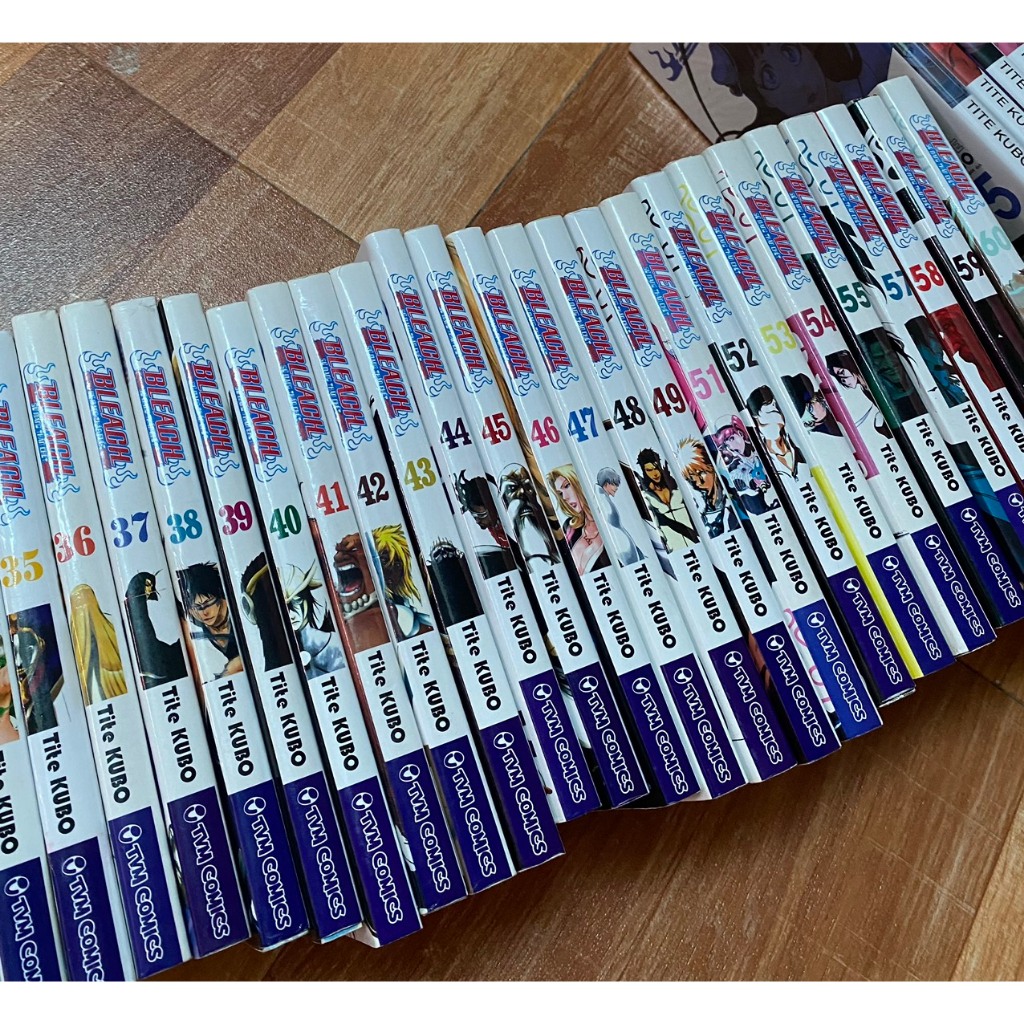 Vở truyên.tranh cũ Bleach TVM bìa rời tập 35-60