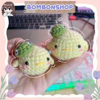Móc khóa gà con size bé, móc khóa len handmade by BomBONSHOP