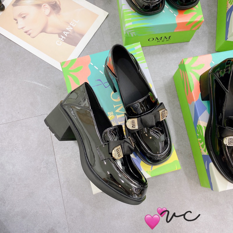 Giày Lolita đế dày 5f, chất da bóng mềm đi bao êm. Hàng quảng châu cao cấp có hộp đựng