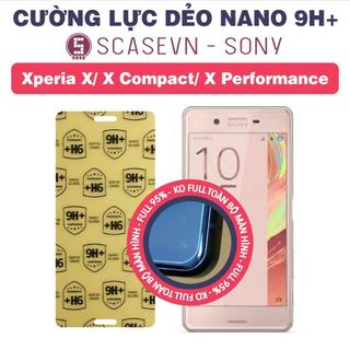 Cường Lực Dẻo Nano Trong Suốt Sony Xperia X/ X Compact/ X Performance