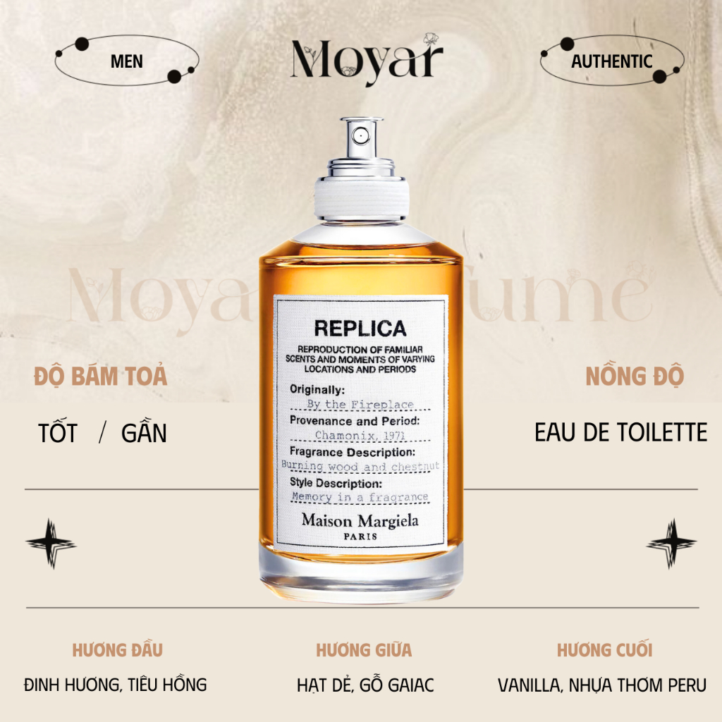 10ml By the Fireplace - Replica - | Nước hoa unisex