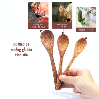 Muỗng gỗ dừa bến tre - hàng loại 1