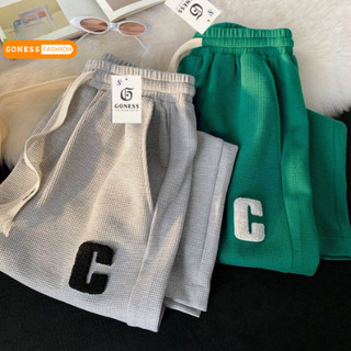Quần thể thao Goness dáng quần ống rộng chất vải tổ ong unisex dày dặn phong cách Ulzzang