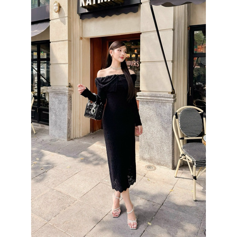 ĐẦM BẸT VAI TAY DÀI - C05259