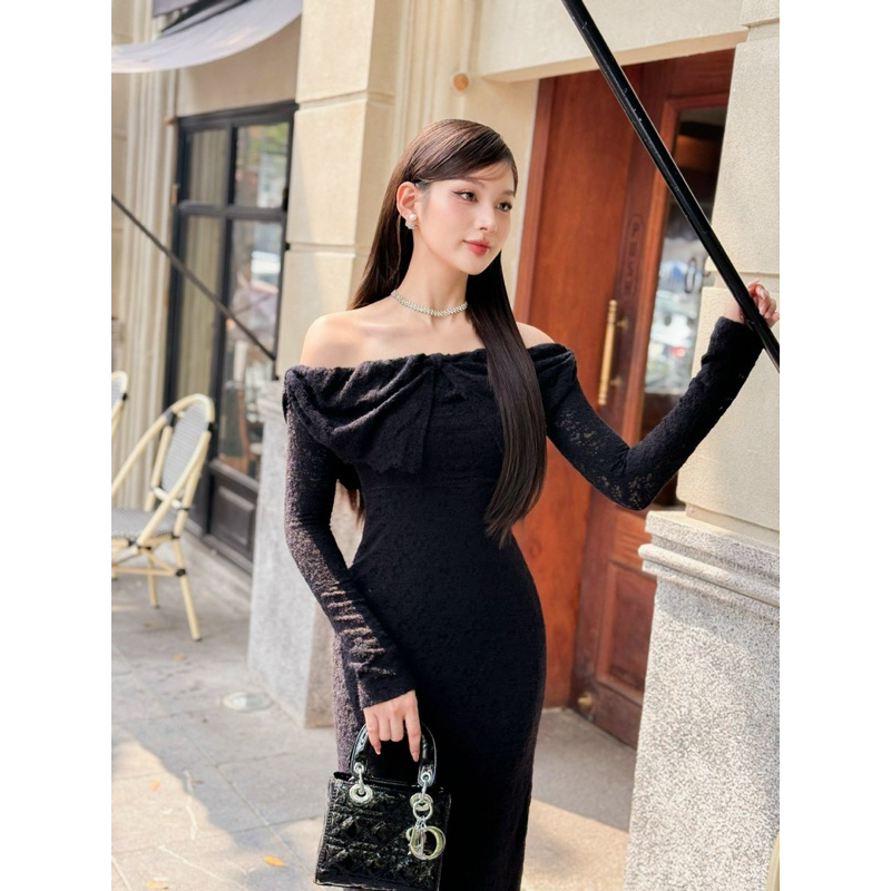 ĐẦM BẸT VAI TAY DÀI - C05259