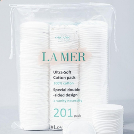 BÔNG TẨY TRANG LAMER 100% COTTON KHÔNG XƠ 201 MIẾNG LS