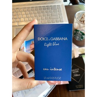 Nước hoa DOLCE & GABBANA Light Blue Eau Intense - VIAL