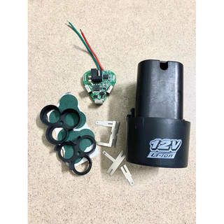 Vỏ mạch pin 10.8V tam giác 3 cell china.
